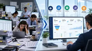 Business moving from Excel spreadsheets to integrated business management software